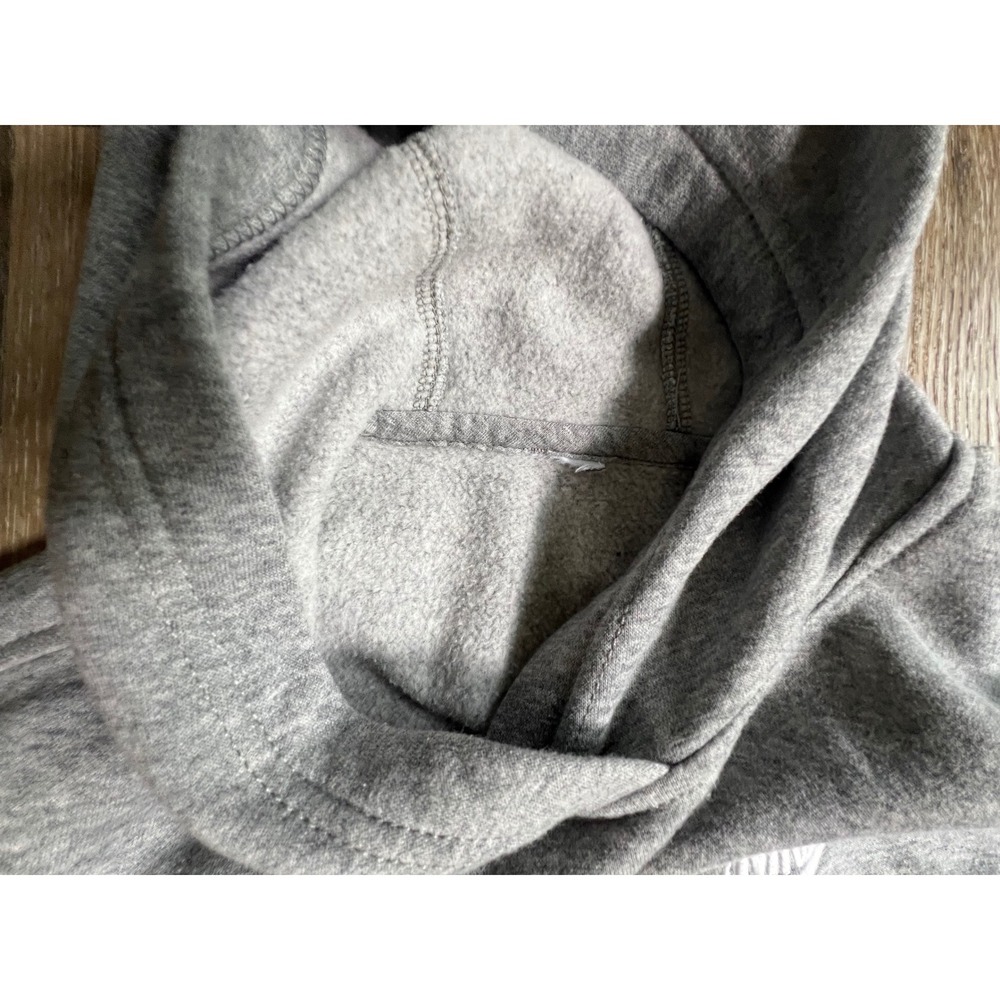 Nike Hoodie Kids Small Gray Excellent Sportswear Club Fleece Pullover 542 - Picture 2 of 7